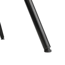 Bolero Arlo Side Chairs with Metal Frame Charcoal (Pack of 2)