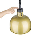 Buffalo Retractable Dome Heat Shade mit hellgoldener Oberfläche