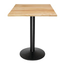 Bolero Pre-drilled Square Table Top Natural 700mm