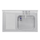 Vogue Single Sink Left Hand Drainer 1000mm