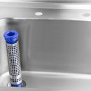 Vogue Doppelwaschbecken mit Doppelabtropffläche 2100 mm