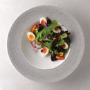 Churchill Isla Schüssel mit breitem Rand, Schiefergrau, 240 mm, 12 Stück