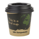 Fiesta Compostable Espresso Cup Lids 113ml / 4oz (Pack of 50)
