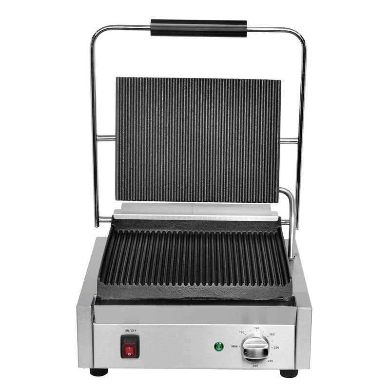 Buffalo Bistro Large Ribbed Contact Grill