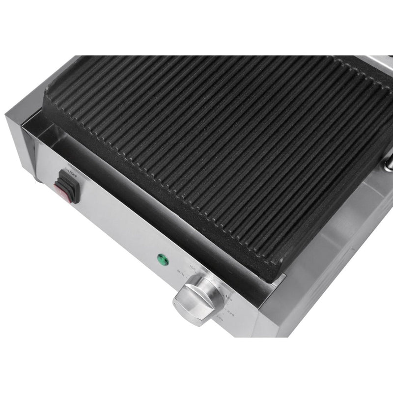 Buffalo Bistro Large Ribbed Contact Grill