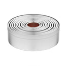 Vogue Round Plain Pastry Cutter Set (Pack of 11)