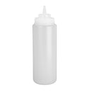 Vogue Clear Weithals-Squeeze-Sauce-Flasche, 32 oz