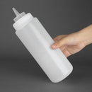 Vogue Clear Weithals-Squeeze-Sauce-Flasche, 32 oz