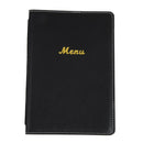 Olympia Faux Leather Menu Cover A5 Black