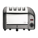 Dualit 4-Scheiben-Vario-Toaster, Holzkohle, 40348