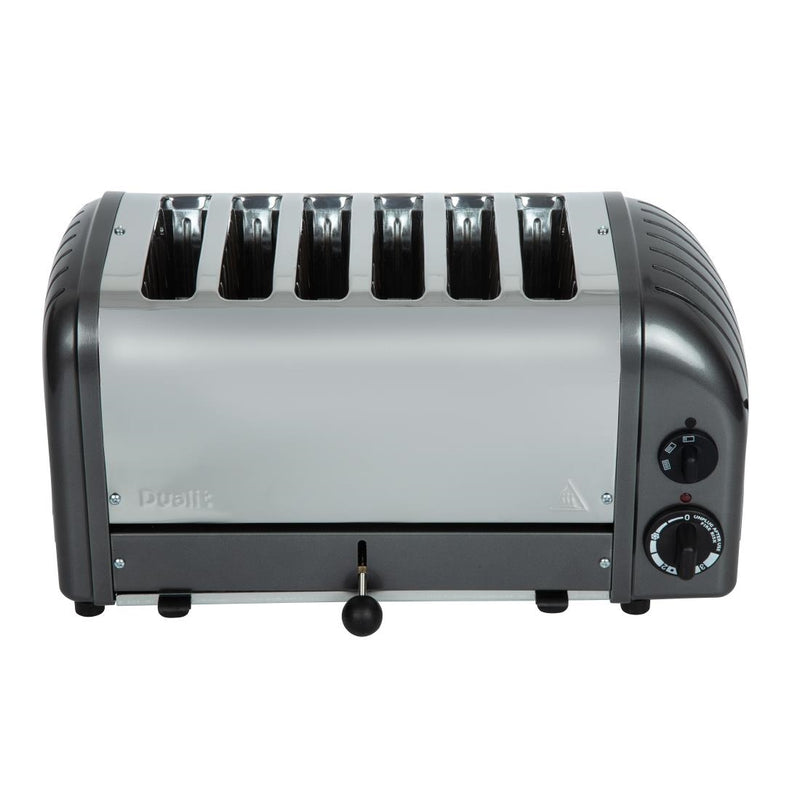 Dualit 6-Scheiben-Vario-Toaster, Holzkohle, 60156