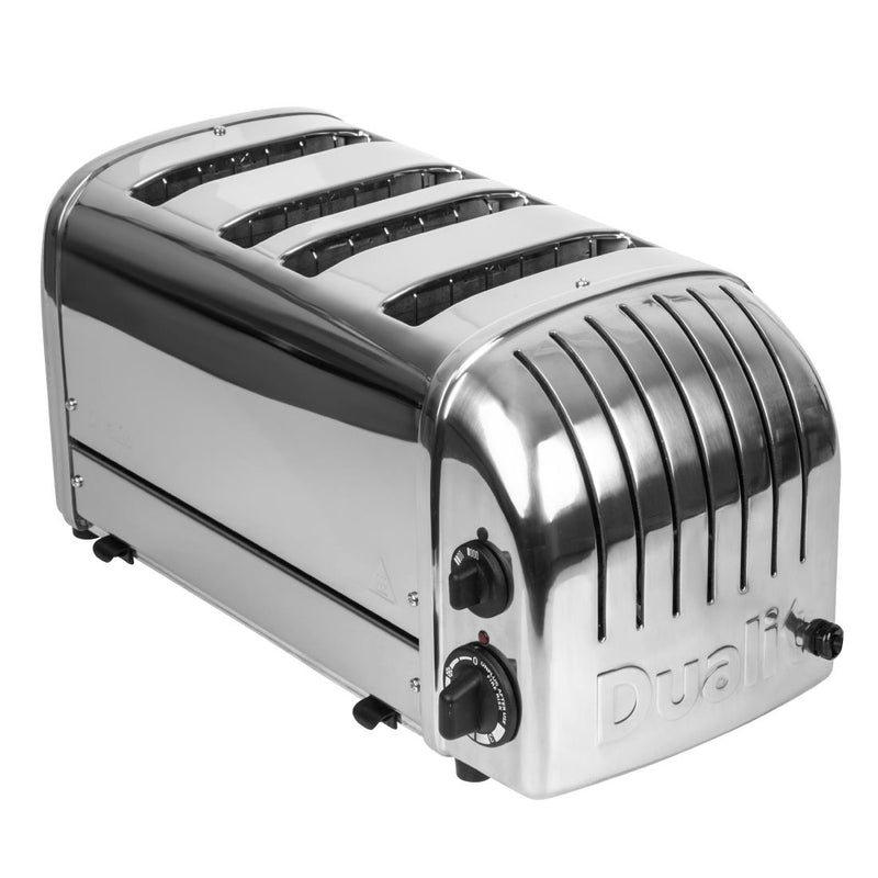 Dualit 4-Scheiben-Sandwichtoaster aus Edelstahl 41036