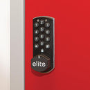 Elite Single Door Electronic Combination Locker with Sloping Top Blue