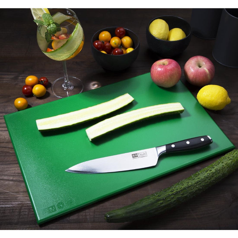 Hygiplas Anti Microbial High Density Green Chopping Board