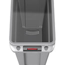 Rubbermaid Slim Jim Behälter mit Entlüftungskanälen, Grau, 60 l