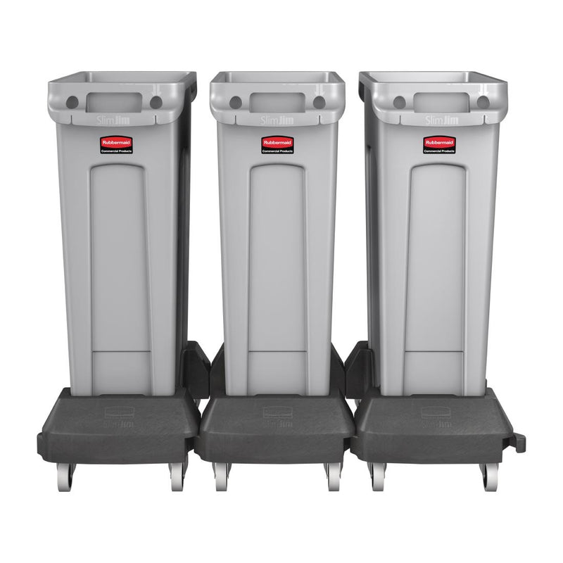 Rubbermaid Slim Jim Container Interlocking Dolly