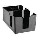 Olympia Kristallon Plastic Bar Caddy Black