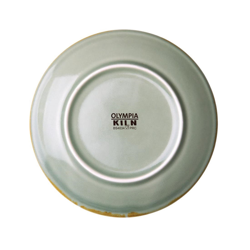 Olympia Kiln Moss Round Coupe Plates 180mm (Pack of 6)