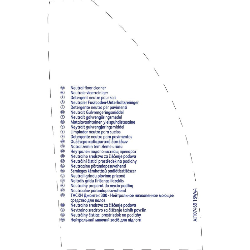 TASKI Jontec 300 Pur-Eco Bodenreiniger, Nachfüllflaschen, 500 ml (5er-Pack)