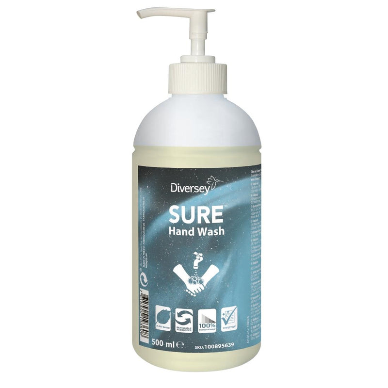 SURE Parfümiertes flüssiges Handwaschgel, 500 ml