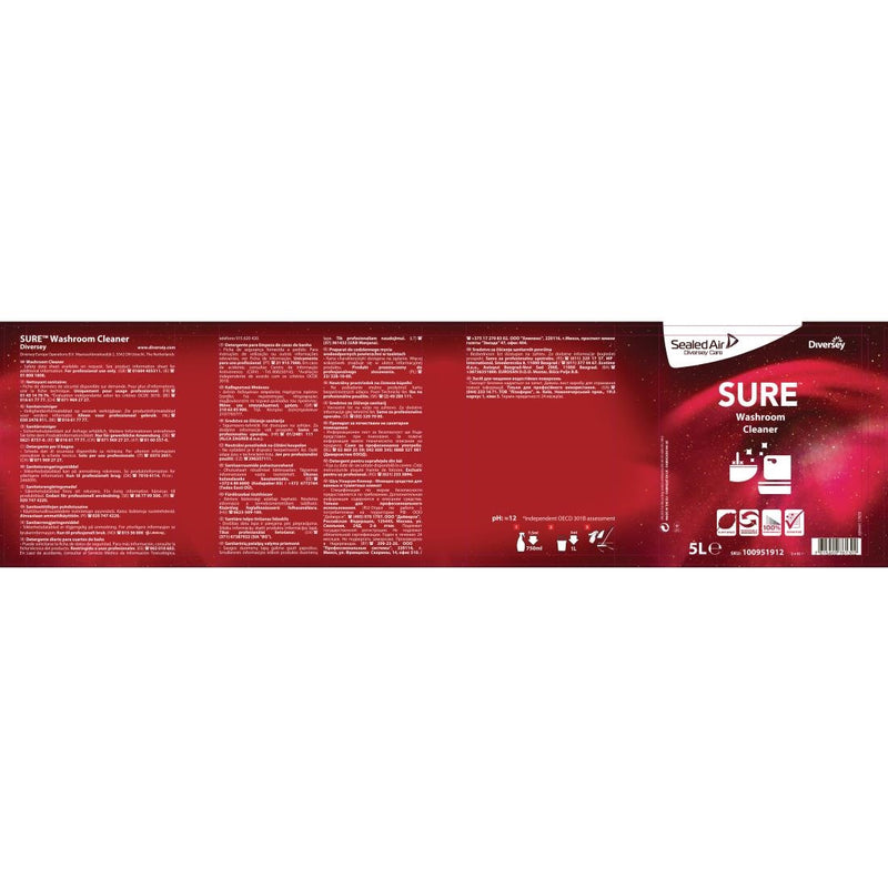 SURE Waschraumreiniger-Konzentrat 5Ltr