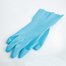 MAPA Vital 117 Liquid-Proof Light-Duty Janitorial Gloves Blue Medium