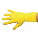 MAPA Vital 124 Liquid-Proof Light-Duty Janitorial Gloves Yellow Large