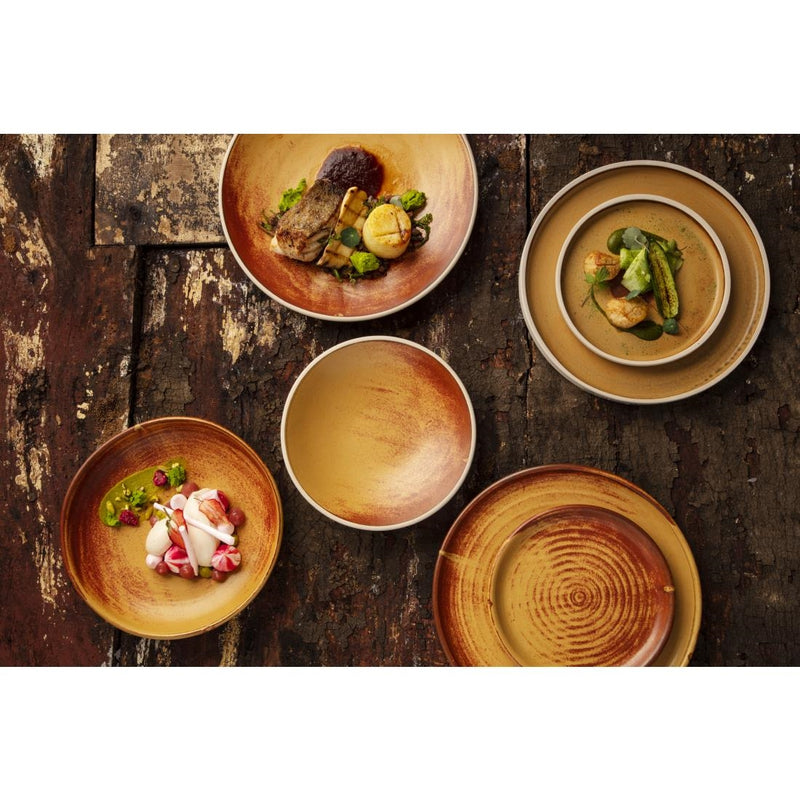 Olympia Canvas Coupe Schüssel Sienna Rust 230 mm (6er-Pack)