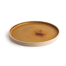 Olympia Canvas Flat Round Plate Sienna Rust 250mm (Pack of 6)