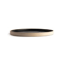 Olympia Canvas Flat Round Plate Delhi Black 250mm (Pack of 6)
