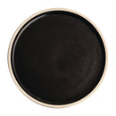 Olympia Canvas Flat Round Plate Delhi Black 250mm (Pack of 6)