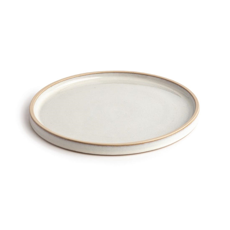 Olympia Canvas Flat Round Plate Murano White 250mm (Pack of 6)