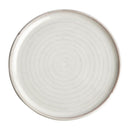 Olympia Canvas Small Rim Round Plate Murano White 265mm (Pack of 6)