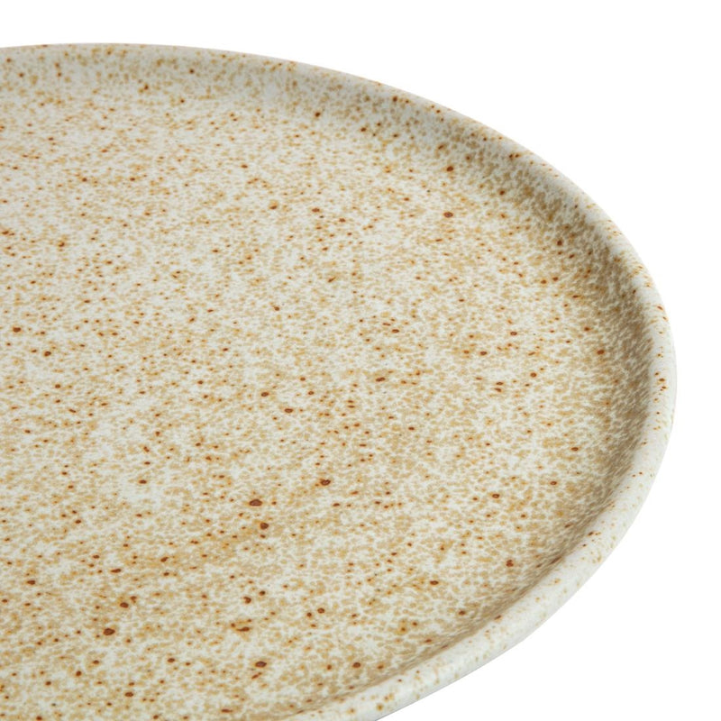 Olympia Canvas Small Rim Round Plate Wheat 265mm (Pack of 6)