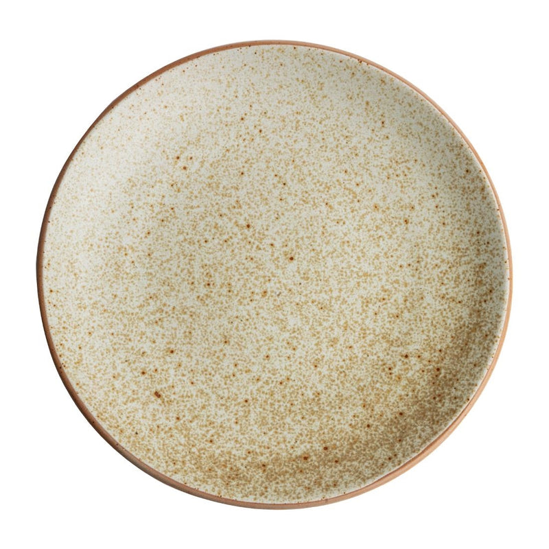 Olympia Canvas Concave Plate Wheat 270mm (Pack of 6)