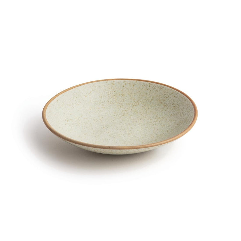 Olympia Canvas Shallow Tapered Bowl Wheat 200mm (Pack of 6)