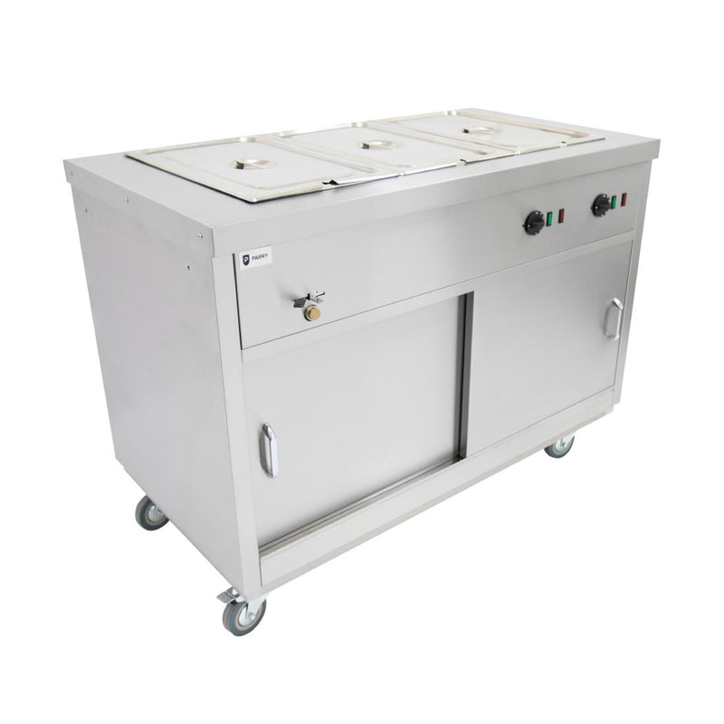 Parry Mobile Hot Cupboard with Bain Marie Top HOT12BM