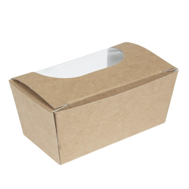 Colpac Compostable Kraft Cake Boxes With Window Small (Pack of 500)