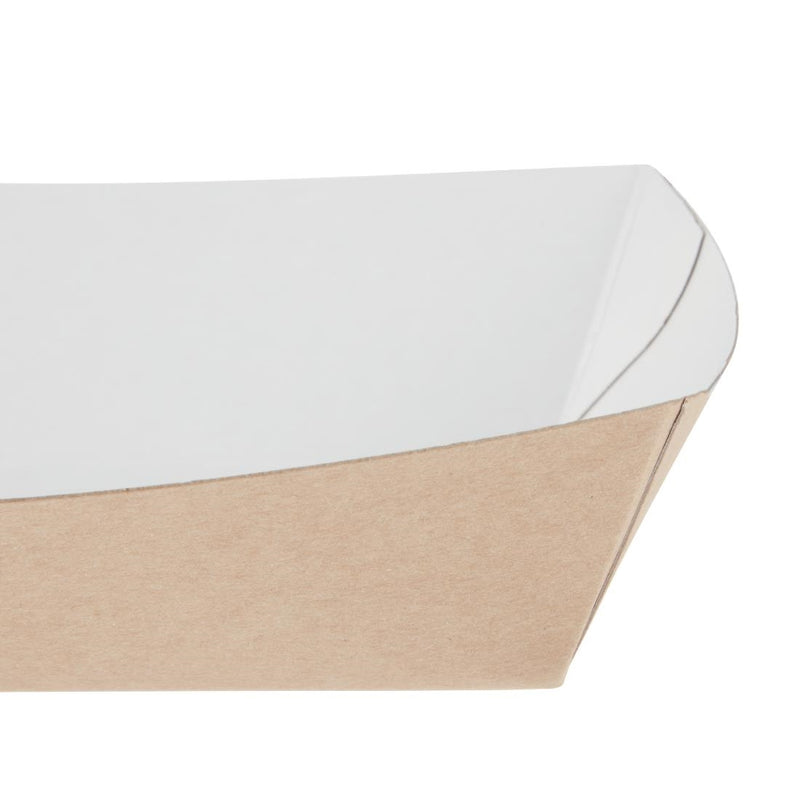 Colpac Compostable Kraft Food Trays Large 220mm (Pack of 250)