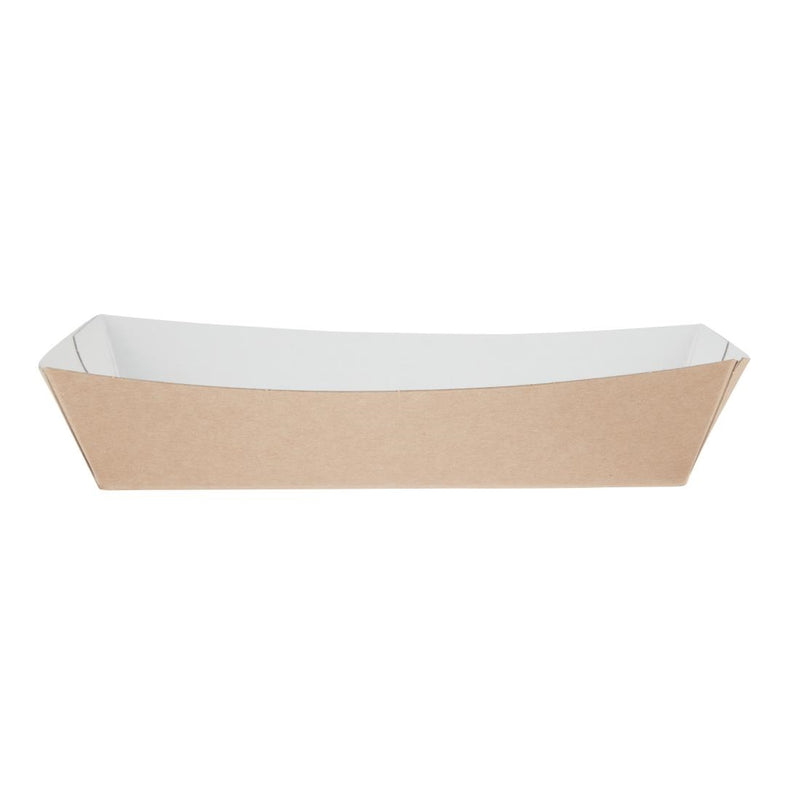 Colpac Compostable Kraft Food Trays Large 220mm (Pack of 250)