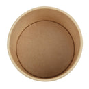 Colpac Recyclable Kraft Microwavable Soup Cups 225ml / 8oz (Pack of 500)