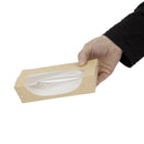 Colpac recycelbare Kraft-Salatboxen mit Tuck-Top-Verschluss und Fenster, 1000 ml/35 oz (200 Stück)