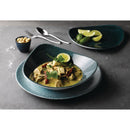 Churchill Stonecast Patina Triangular Plates Rustic Teal 229mm (Pack of 12)