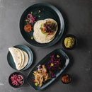 Churchill Stone Coupe-Teller, Aquamarin, 260 mm, 12 Stück