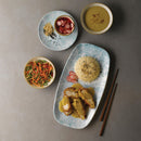 Churchill Stone längliche Kochplatten, Aquamarin, 189 x 355 mm, 6 Stück