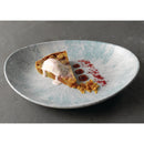 Churchill Stone Ovale Coupe-Teller, Aquamarin, 270 x 229 mm, 12 Stück