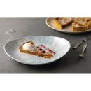 Churchill Stone Ovale Coupe-Teller, Aquamarin, 270 x 229 mm, 12 Stück