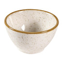 Churchill Stonecast Dip Pots Barley White 4oz 85mm (Pack of 12)