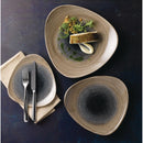 Churchill Stonecast Aqueous Triangular Plates Bayou Taupe 265mm (Pack of 12)