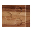 Churchill Alchemy Wood Single Handled Boards 177 x 142mm (Pack of 4)
